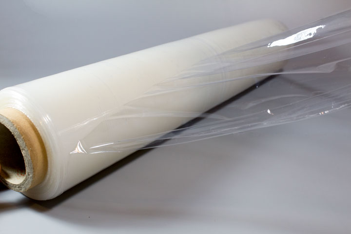 Film plástico de polietileno estirable para paletizar embalaje
